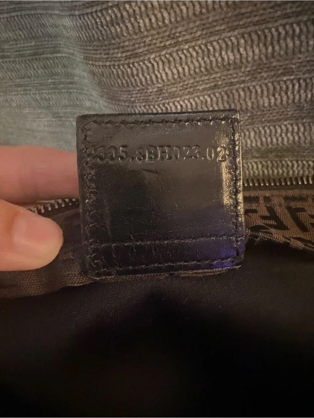 Fendi Brown Monogram FF Jacquard Tote